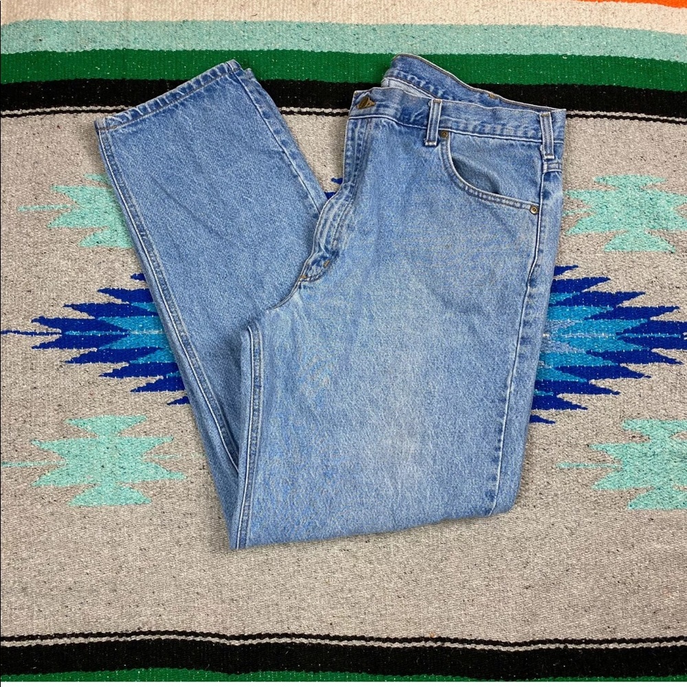 Carhartt Mens Relaxed Fit Work Western Jeans 42x34